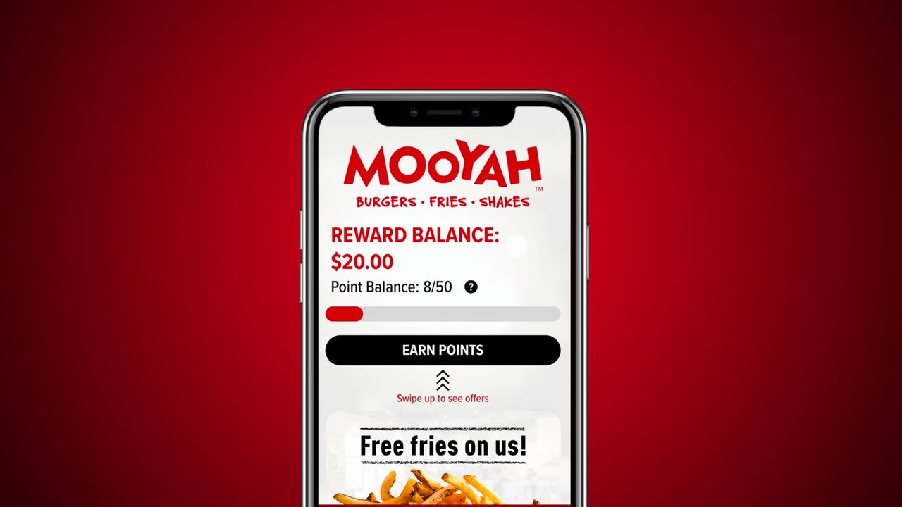 MOOYAH rewards app
